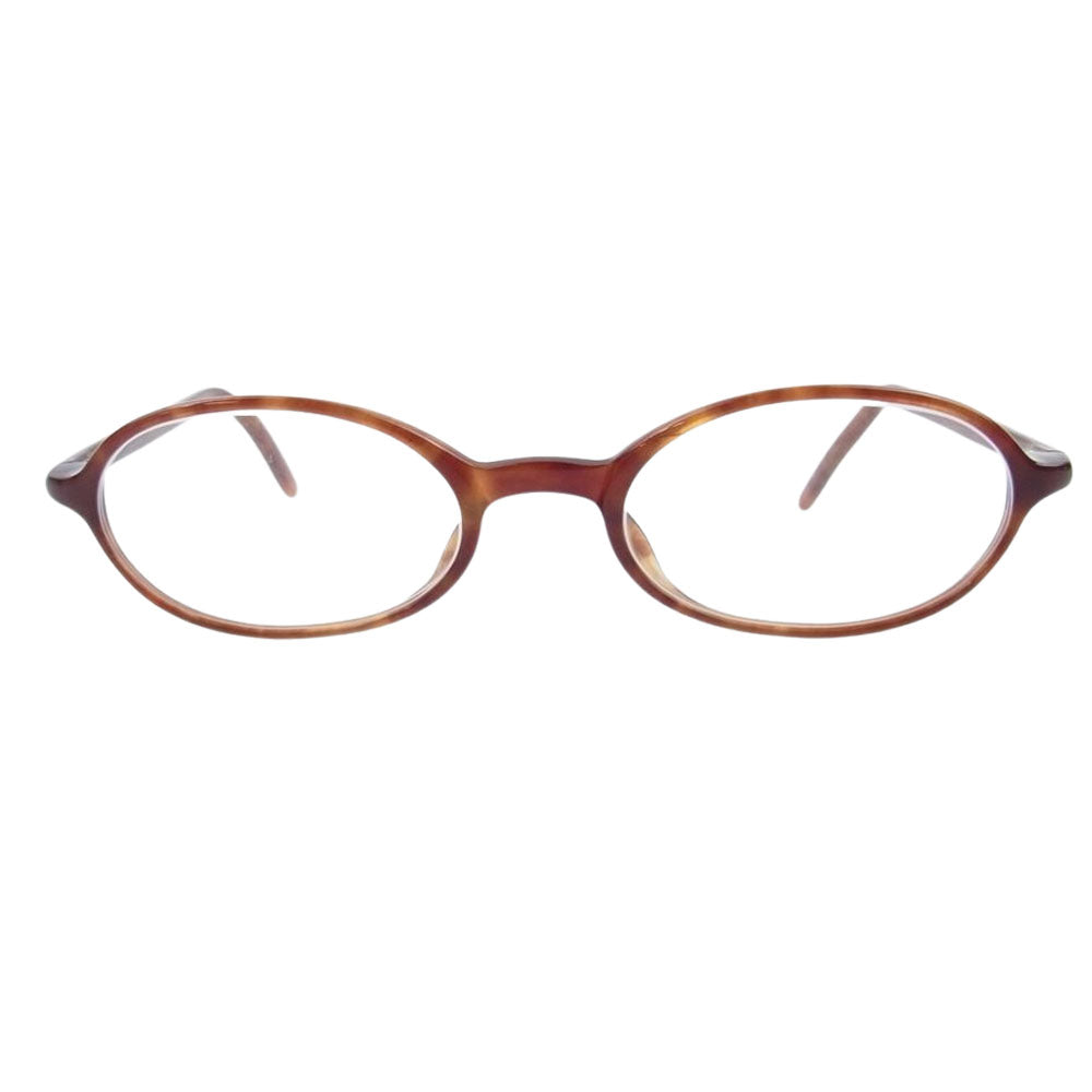 白山眼鏡 ナミハナ オーバルタイプ 眼鏡 アイウェア ブラウン系【中古】