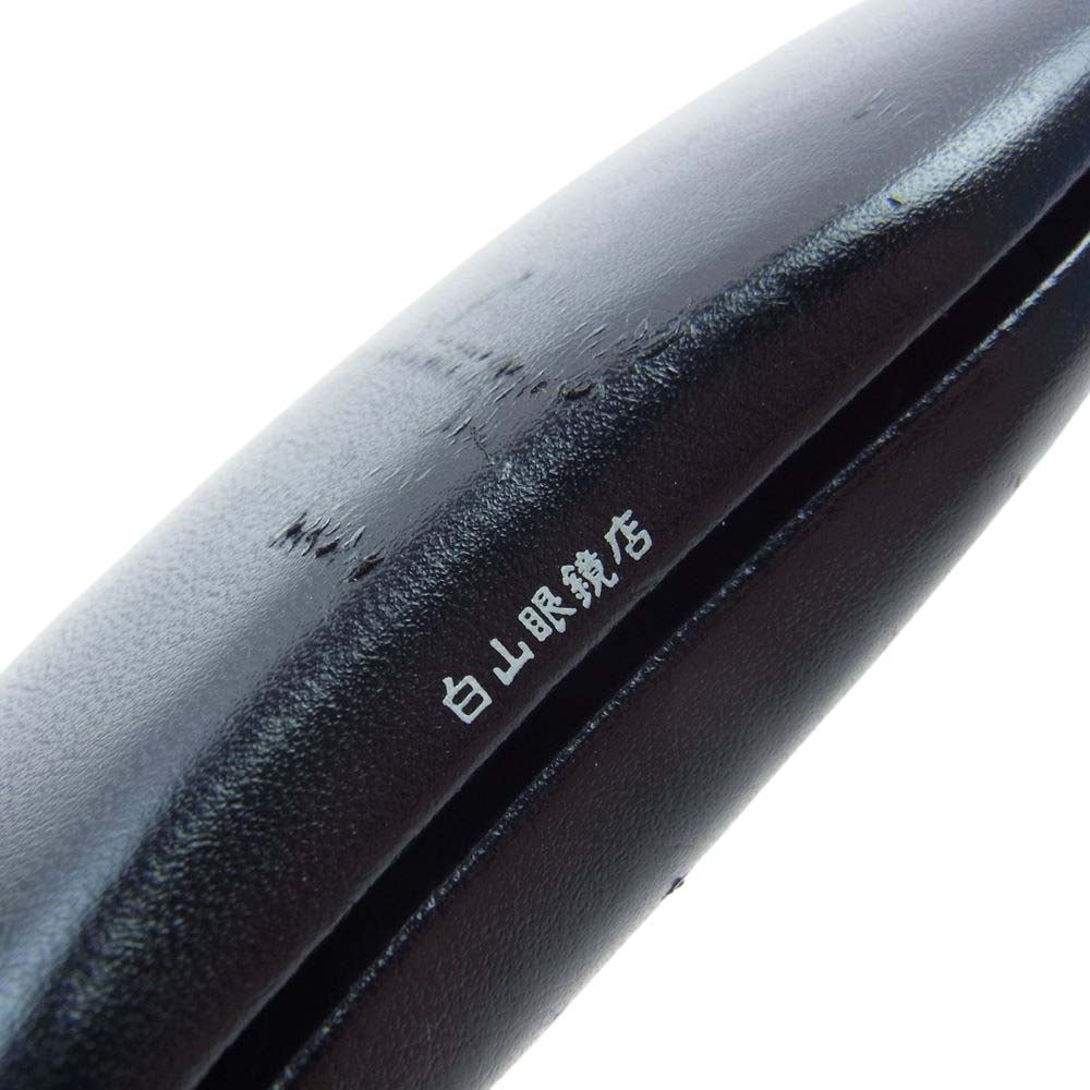 白山眼鏡 ナミハナ オーバルタイプ 眼鏡 アイウェア ブラウン系【中古】
