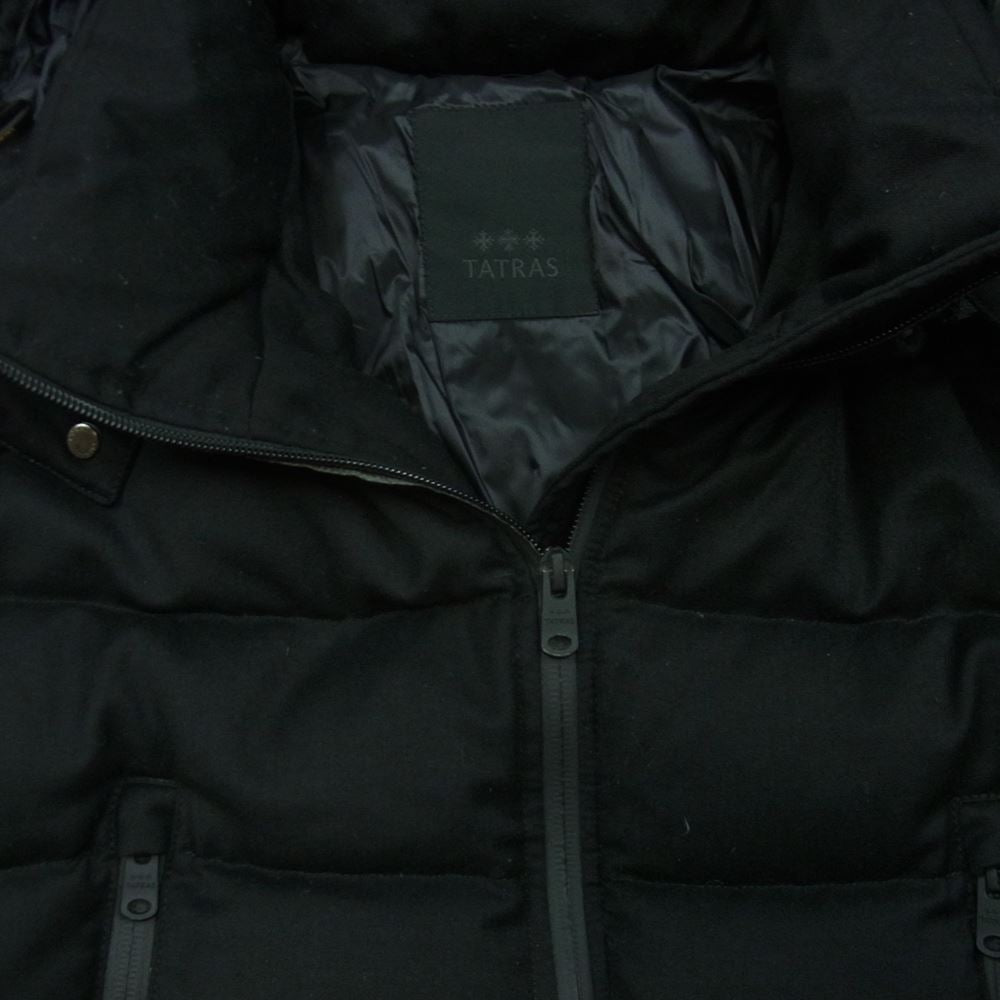 TATRAS タトラス MTA2TM4568 TOMORROWLAND トゥモローランド 別注 DOWN JACKET ダウン ジャケット BORBORE WOOL ボルボレウール ブラック系【中古】