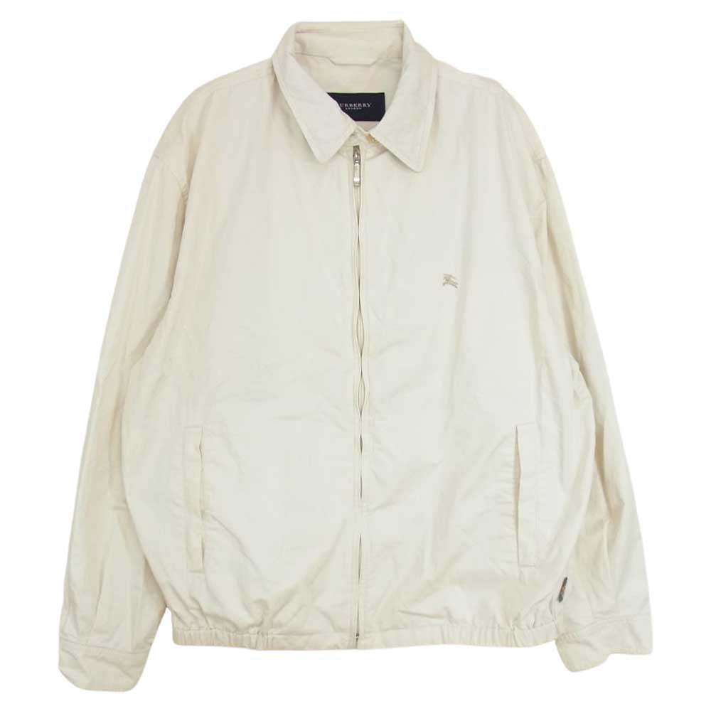 BURBERRY LONDON バーバリー ロンドン BBP66-415-02 スウィングトップ  ジップ ブルゾン ジャケット オフホワイト系 LL【中古】