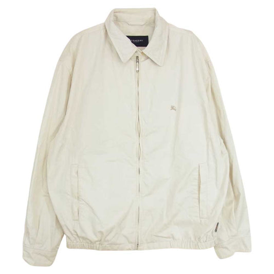 BURBERRY LONDON バーバリー ロンドン BBP66-415-02 スウィングトップ  ジップ ブルゾン ジャケット オフホワイト系 LL【中古】