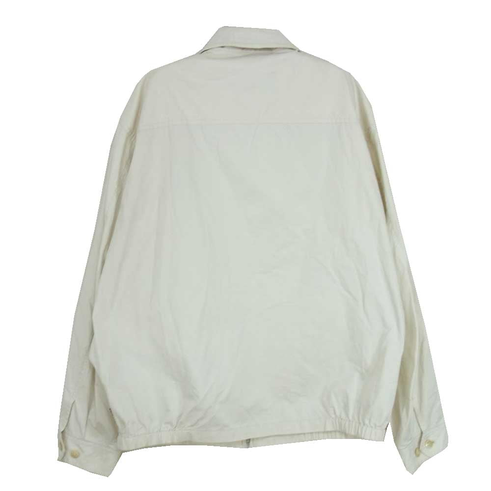 BURBERRY LONDON バーバリー ロンドン BBP66-415-02 スウィングトップ  ジップ ブルゾン ジャケット オフホワイト系 LL【中古】