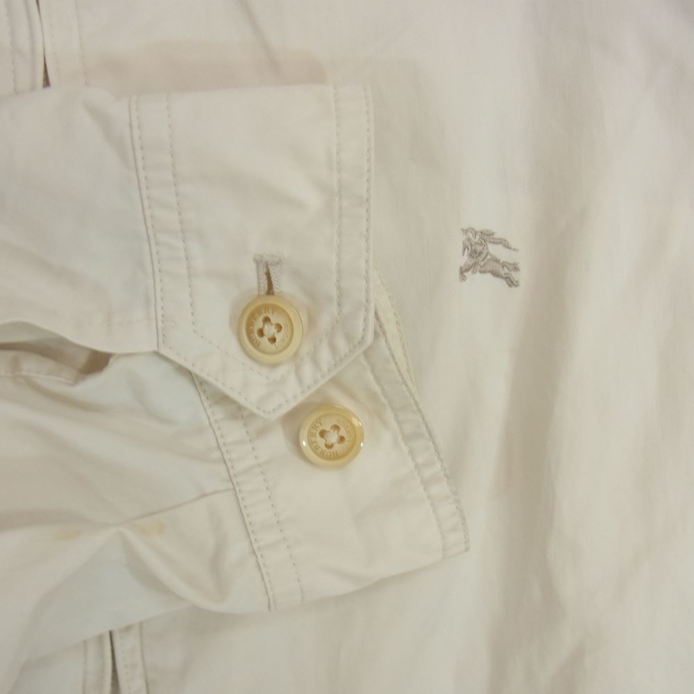 BURBERRY LONDON バーバリー ロンドン BBP66-415-02 スウィングトップ  ジップ ブルゾン ジャケット オフホワイト系 LL【中古】