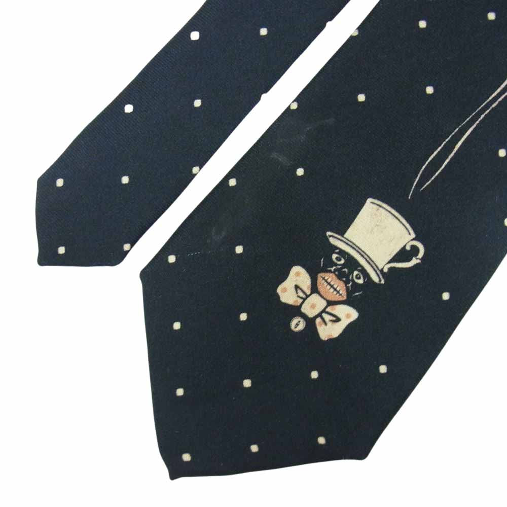 GLADHAND & Co. グラッドハンド GH TIE ネクタイ ドット柄 ブラック系【中古】