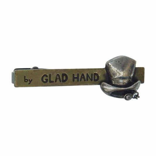 GLADHAND & Co. グラッドハンド ブラス シルバー ハット ネクタイピン  ゴールド系【中古】