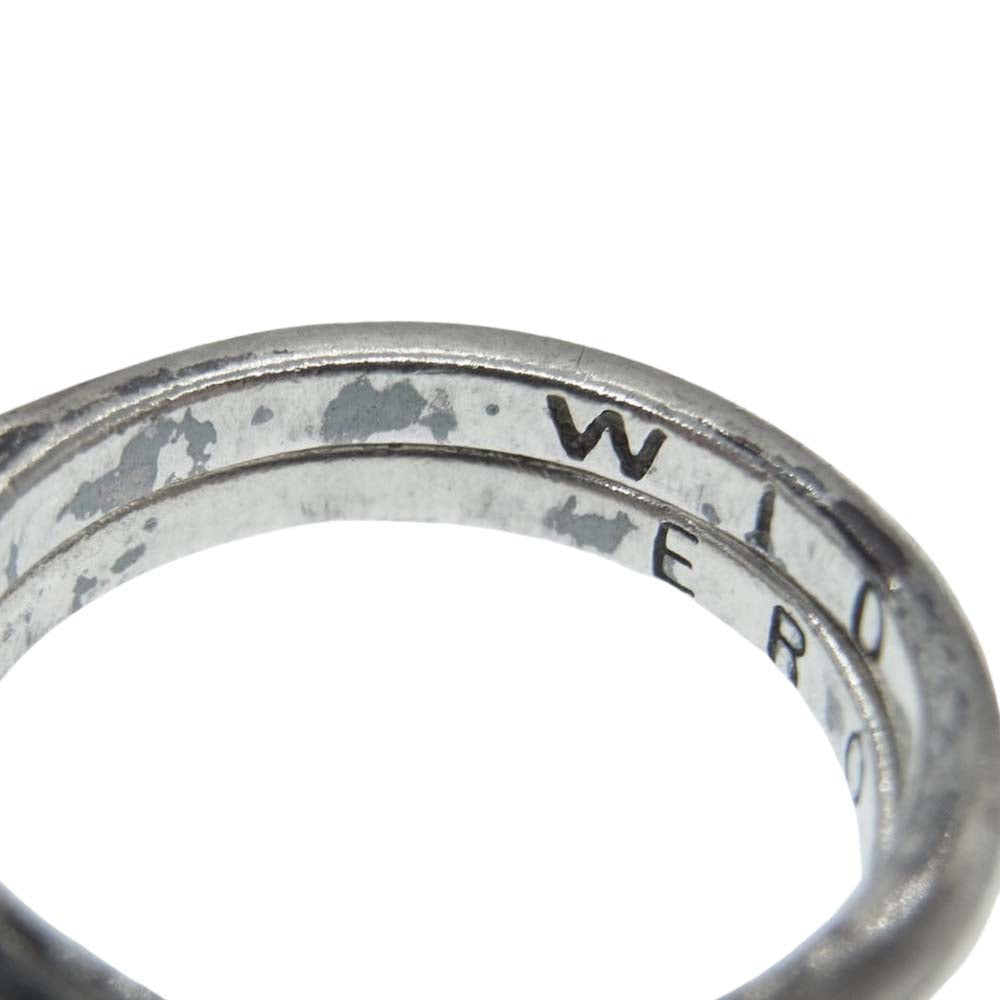 WEIRDO ウィアード Shake Hands Ring シェイクハンド 2連 リング シルバー925 シルバー系 12号【中古】