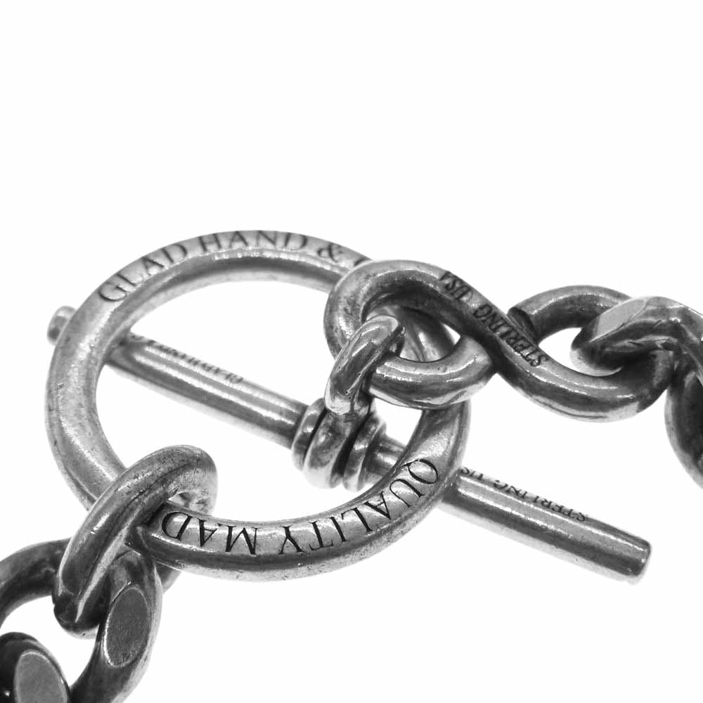 GLADHAND & Co. グラッドハンド JEWERLY グラッドハンド チェーン ブレスレット シルバー925 USA製 シルバー系【中古】
