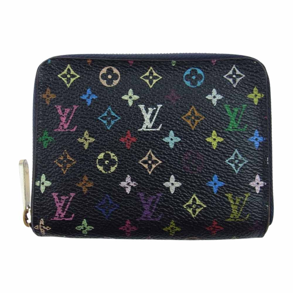 LOUIS VUITTON ルイ・ヴィトン M93740 モノグラム ジッピー コインパース マルチカラー ブラック系 マルチカラー系【中古】