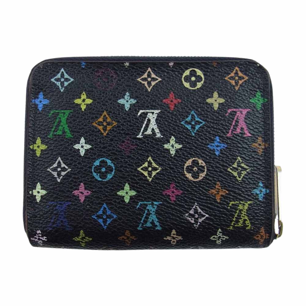 LOUIS VUITTON ルイ・ヴィトン M93740 モノグラム ジッピー コインパース マルチカラー ブラック系 マルチカラー系【中古】