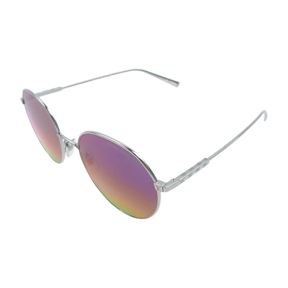 LOUIS VUITTON ルイ・ヴィトン Z1604U LV Ace Round Sunglasses エース ラウンド サングラス シルバー系【中古】