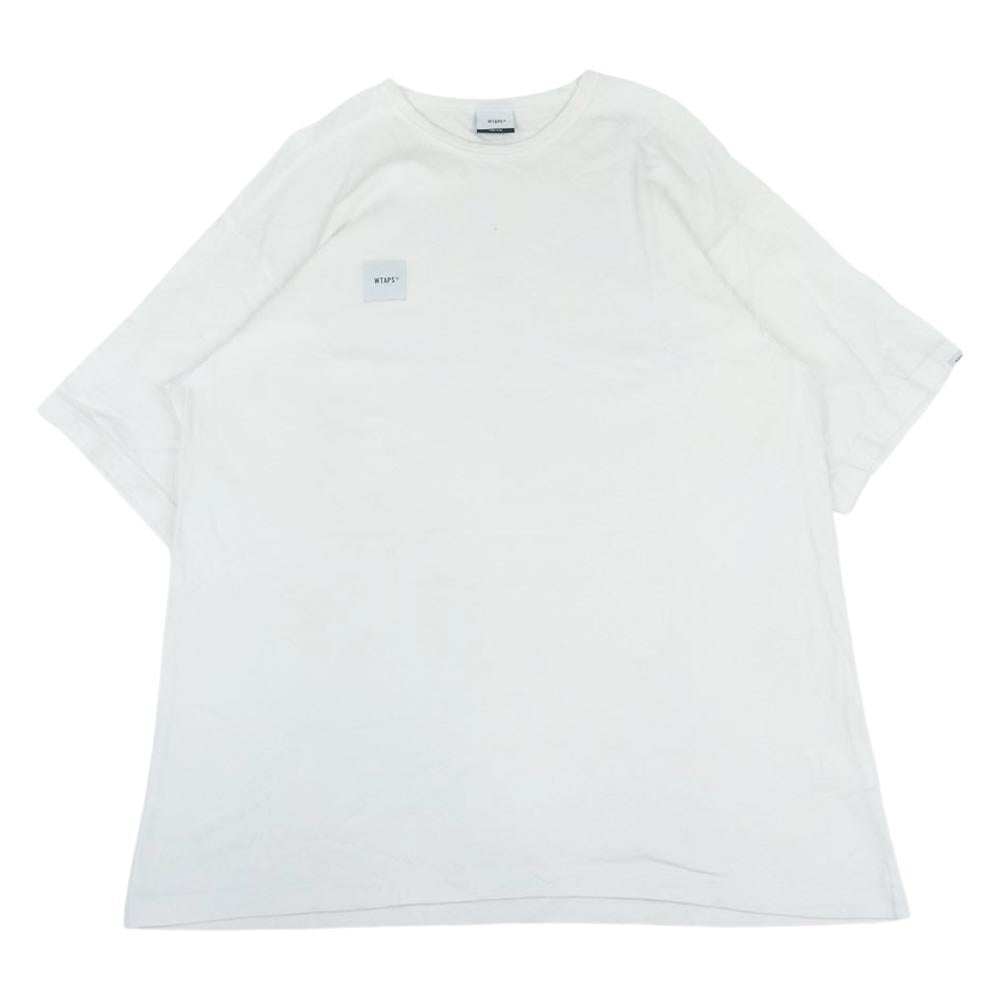 WTAPS ダブルタップス 20SS 201ATDT-CSM07 HOMME BASE SS 02 TEE COTTON ホームベース 半袖 Tシャツ ホワイト系 03【中古】