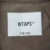 WTAPS ダブルタップス 21SS 211ATDT-CSM03 BLANK SS COTTON ブランク 無地 ポケット 半袖 Tシャツ グレージュ系 03【中古】