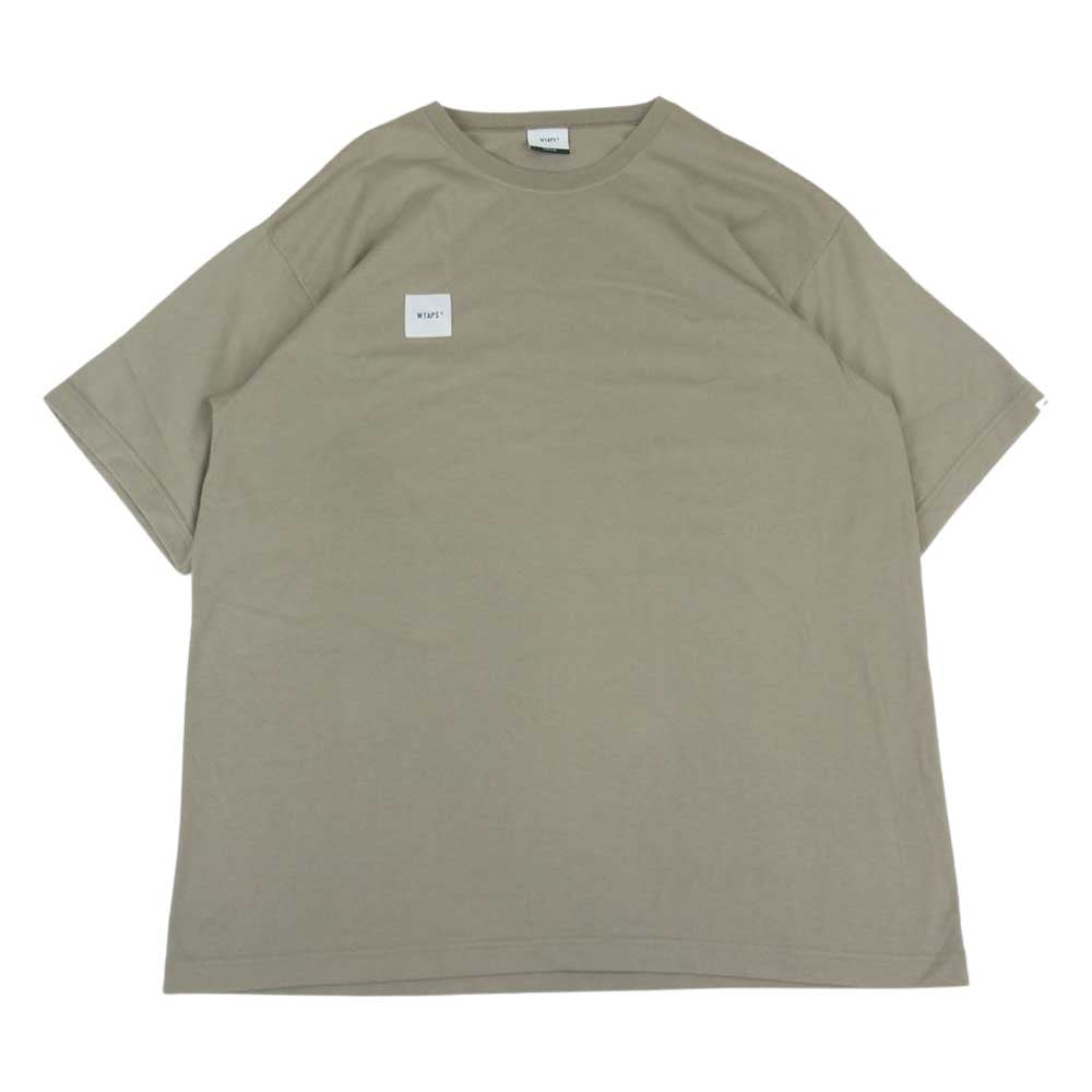 WTAPS ダブルタップス 20SS 201ATDT-CSM01 HOMME BASE SS TEE COPO ホームベース 半袖 Tシャツ ベージュ系 03【中古】