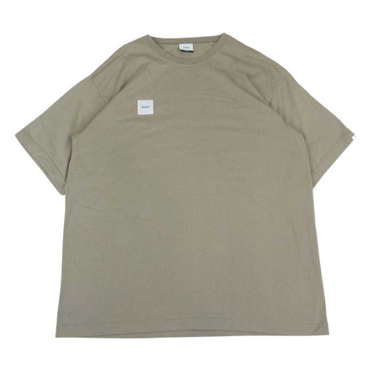 WTAPS ダブルタップス 20SS 201ATDT-CSM01 HOMME BASE SS TEE COPO ホームベース 半袖 Tシャツ ベージュ系 03【中古】