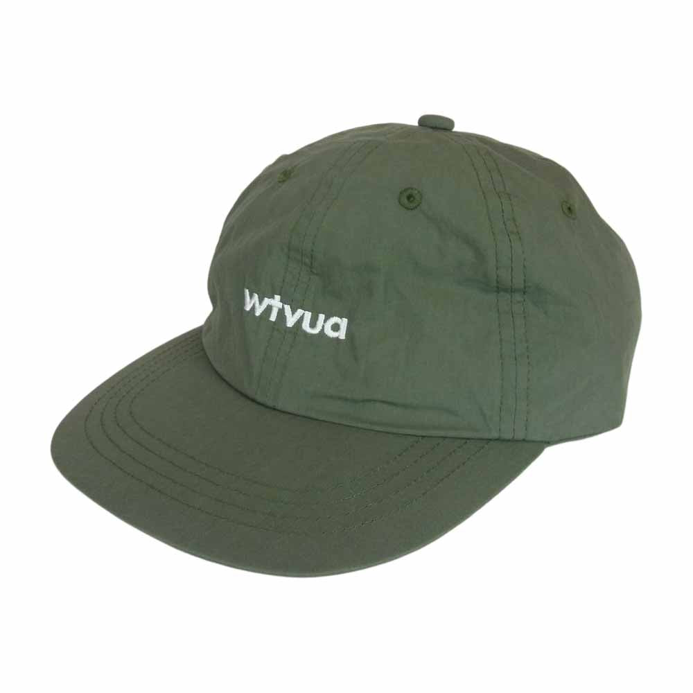 WTAPS ダブルタップス 21AW 212HCDT-HT10 T-6L 03 CAP 6パネル ロゴ 刺繍 ナイロン キャップ オリーブ系 F【中古】