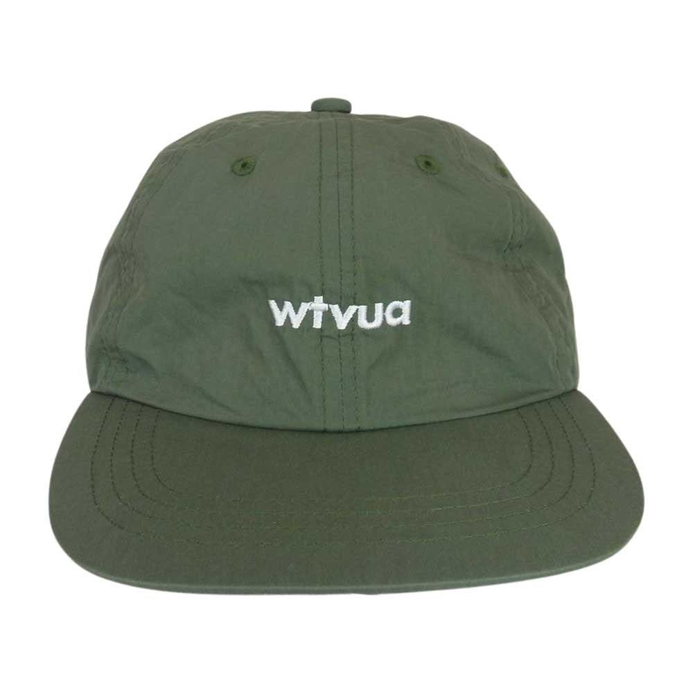 WTAPS ダブルタップス 21AW 212HCDT-HT10 T-6L 03 CAP 6パネル ロゴ 刺繍 ナイロン キャップ オリーブ系 F【中古】