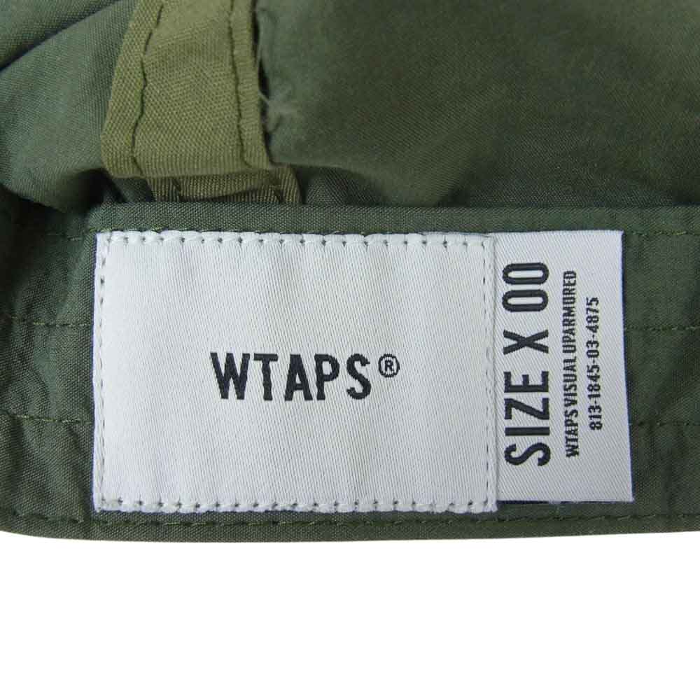 WTAPS ダブルタップス 21AW 212HCDT-HT10 T-6L 03 CAP 6パネル ロゴ 刺繍 ナイロン キャップ オリーブ系 F【中古】