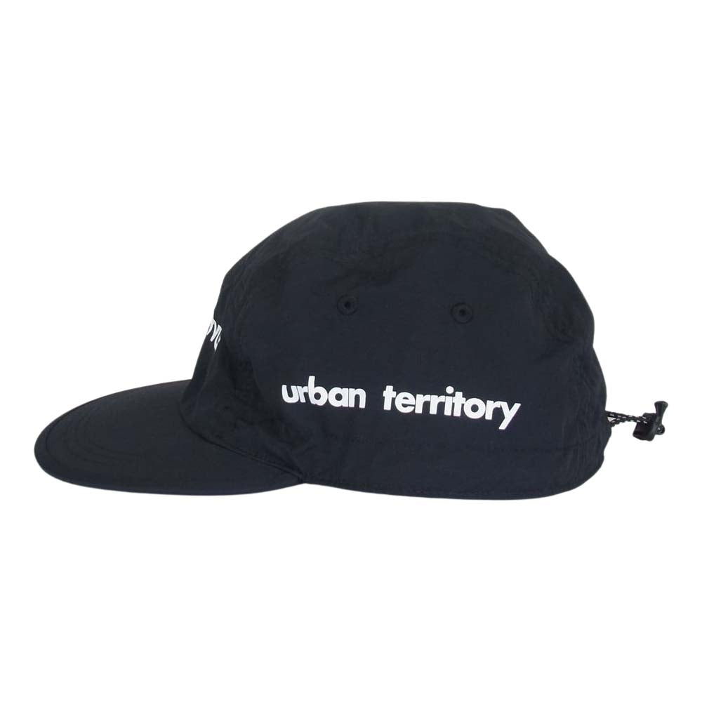 WTAPS ダブルタップス 21SS 211HCDT-HT09 CAP NYLON TUSSAH ナイロン タッサー ロゴ プリント キャップ ブラック ブラック系 03【中古】