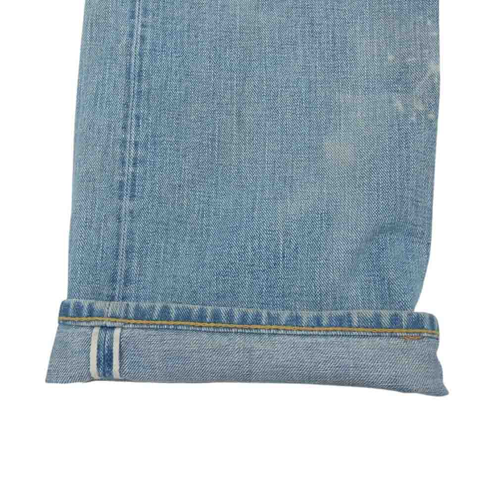 RRL ダブルアールエル RN＃41381 USA製 ストレート デニム パンツ インディゴブルー系 34【中古】