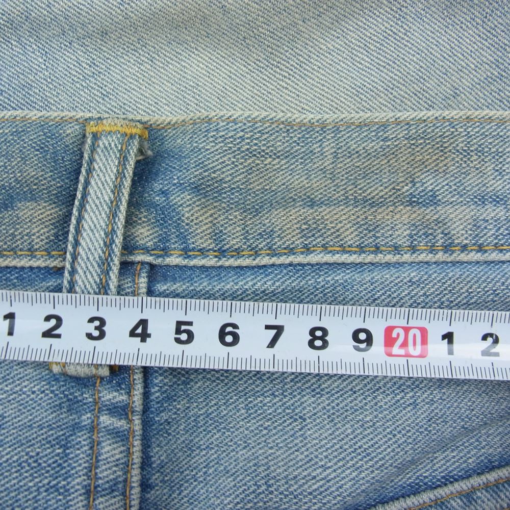 RRL ダブルアールエル RN＃41381 USA製 ストレート デニム パンツ インディゴブルー系 34【中古】