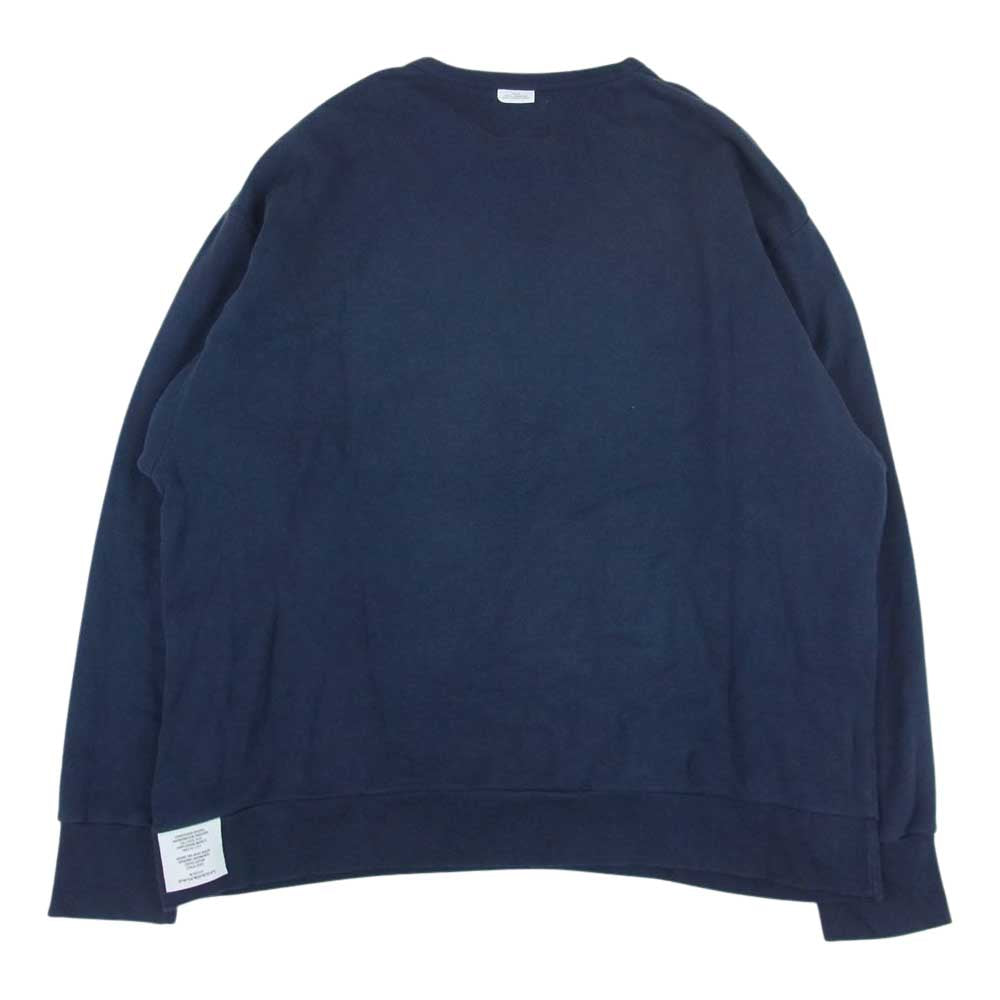 WTAPS ダブルタップス 211ATDT-CSM18 INSECT CREW NECK スウェット ネイビー系 04【中古】