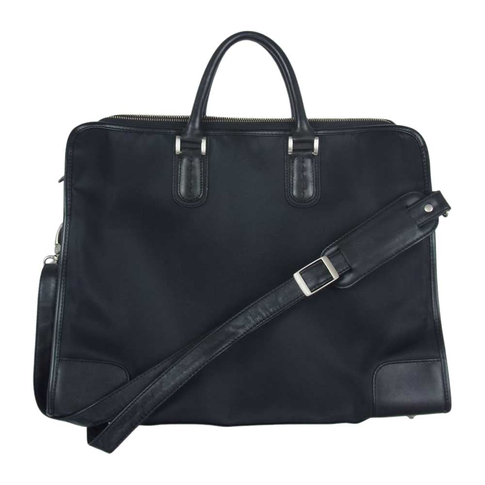 Paul Smith ポール・スミス 2WAY ショルダーストラップ ブリーフケース ビジネスバッグ ブラック系【中古】