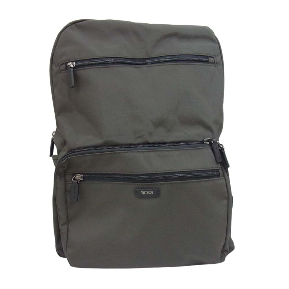 TUMI トゥミ パッカブル デイパック 折り畳み リュック チャコール系【美品】【中古】