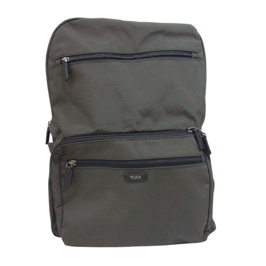 TUMI トゥミ パッカブル デイパック 折り畳み リュック チャコール系【美品】【中古】