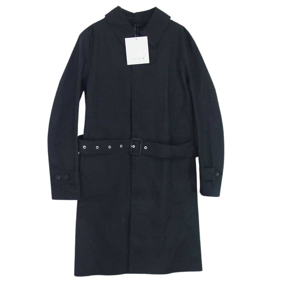 Mackintosh マッキントッシュ 英国製 GR-006 GTS DUNKELD ダンケルド ゴム引きコットン ステンカラーコート ブラック系 36【中古】