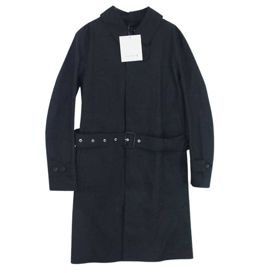 Mackintosh マッキントッシュ 英国製 GR-006 GTS DUNKELD ダンケルド ゴム引きコットン ステンカラーコート ブラック系 36【中古】