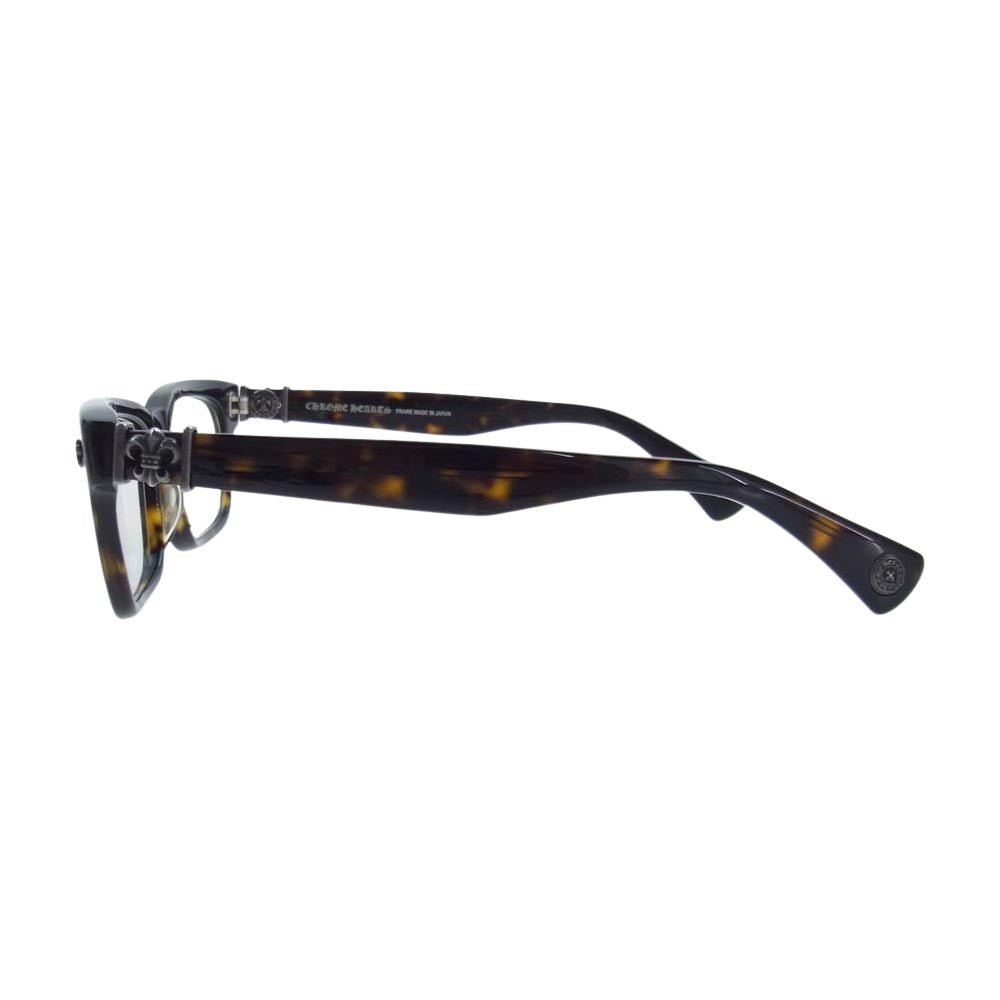 CHROME HEARTS クロムハーツ（原本無） アイウェアケース&クロス付き GITTIN ANY?-A BSフレア 眼鏡 メガネ サングラス ダークブラウン系 クリア系【中古】