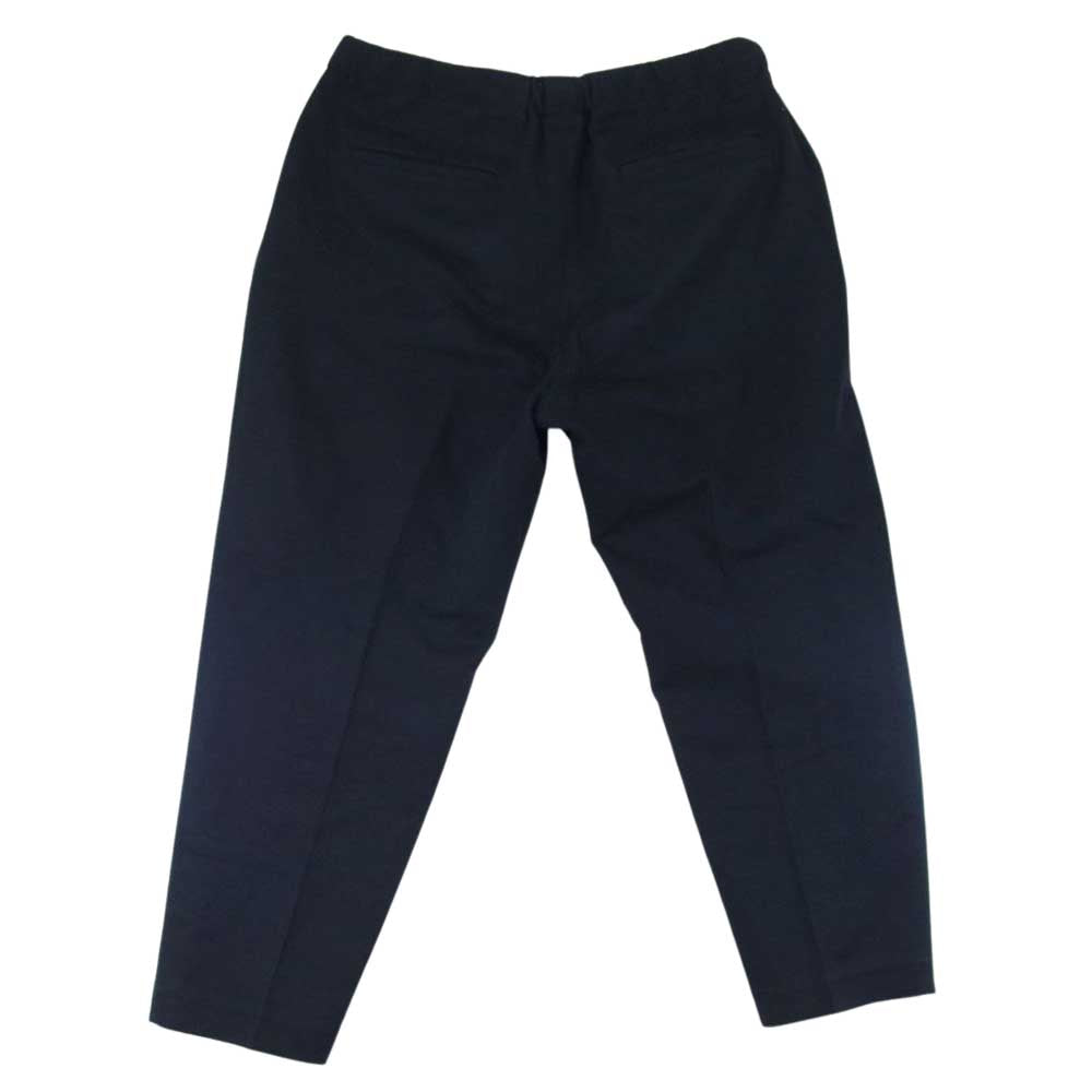 ルーペ 22SS 122907 EASY TROUSERS ウールコットン キャバリー ツイル イージー スラックスパンツ ブラック系 35【中古】