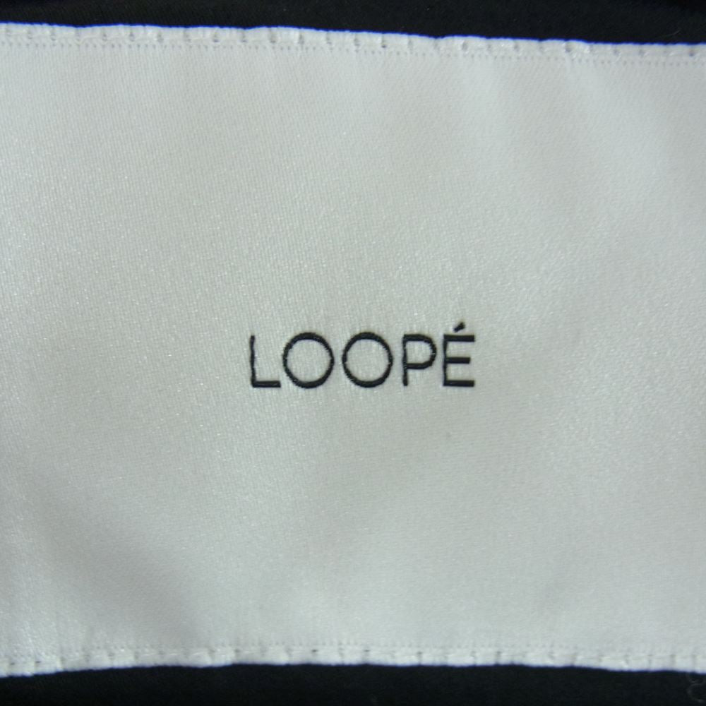 ルーペ 22SS 122907 EASY TROUSERS ウールコットン キャバリー ツイル イージー スラックスパンツ ブラック系 35【中古】