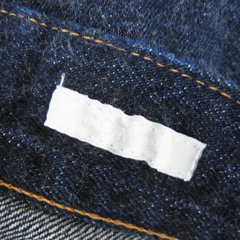 COMOLI コモリ 22AW  X01-03003 5ポケット デニムパンツ インディゴブルー系 3【美品】【中古】