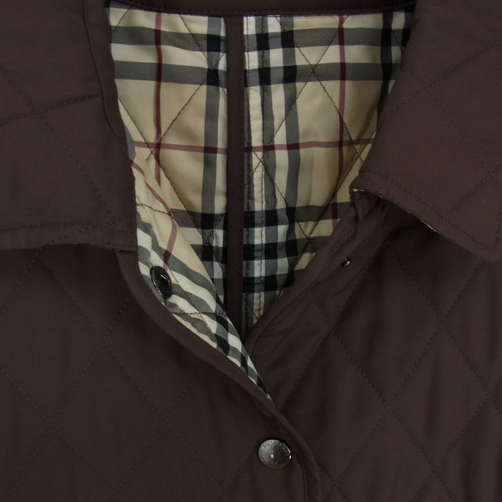 BURBERRY バーバリー FS359-612-56 キルティング 裏地ノバチェック ジャケット ブラウン系 40【中古】