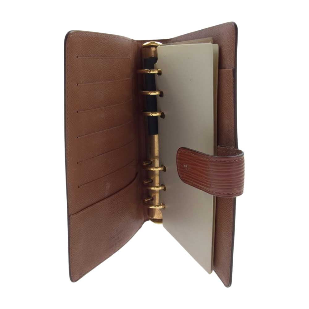 LOUIS VUITTON ルイ・ヴィトン エピ アジェンダMM 手帳 ダイアリー ブラウン系【中古】