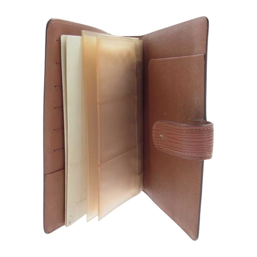 LOUIS VUITTON ルイ・ヴィトン エピ アジェンダMM 手帳 ダイアリー ブラウン系【中古】