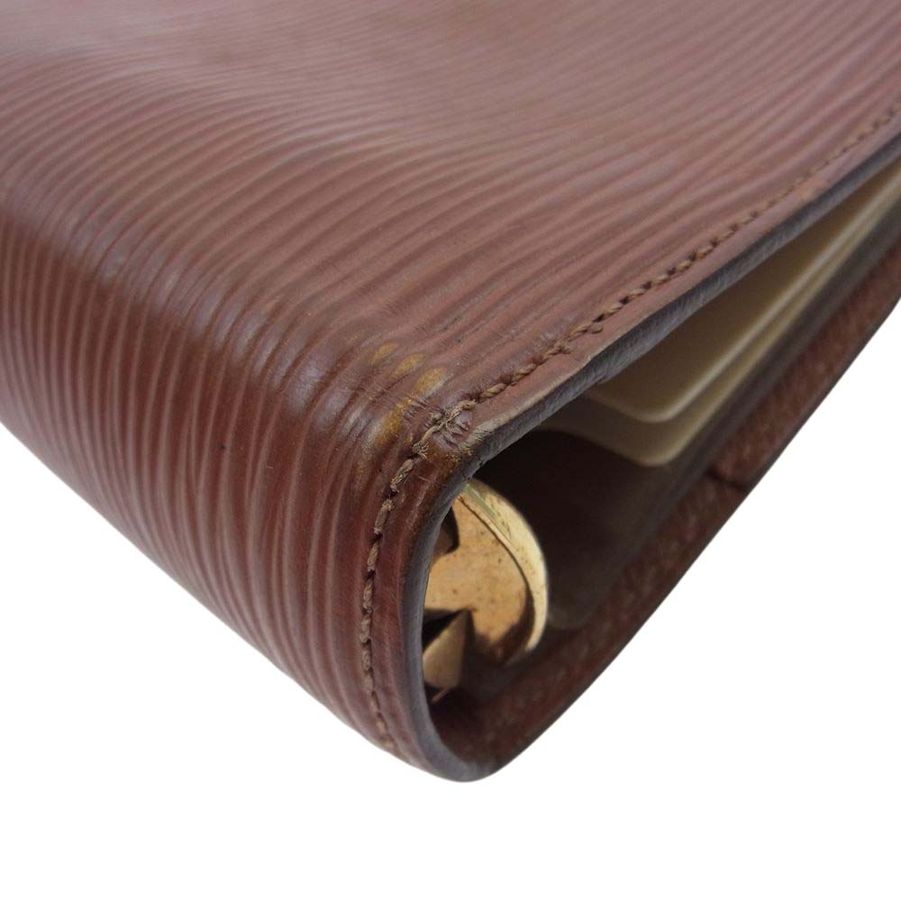 LOUIS VUITTON ルイ・ヴィトン エピ アジェンダMM 手帳 ダイアリー ブラウン系【中古】