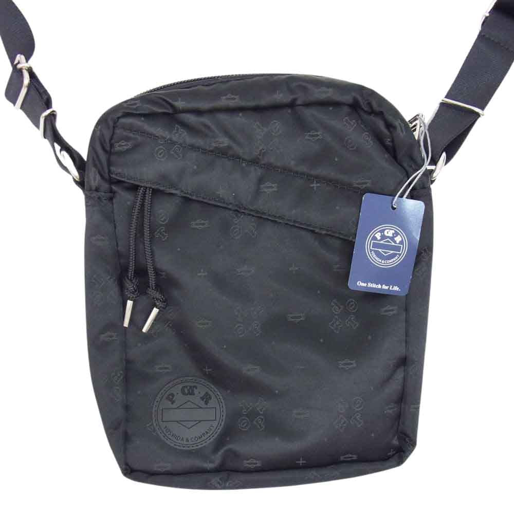 PORTER ポーター POTR ピーオーティーアール MONOGRAM vertical shoulder bag ブラック系【極上美品】【中古】