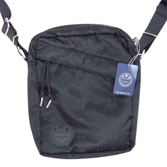 PORTER ポーター POTR ピーオーティーアール MONOGRAM vertical shoulder bag ブラック系【極上美品】【中古】