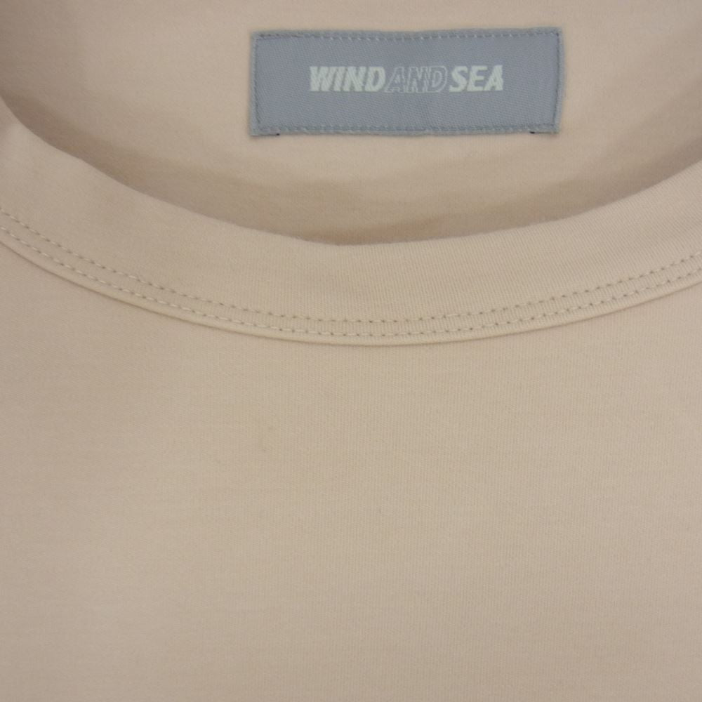 WIND AND SEA ウィンダンシー WDS-GFB-12 GET FIT BACK フィットネスウェア 半袖 Tシャツ ベージュ系 XL【美品】【中古】