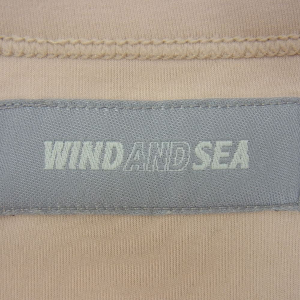 WIND AND SEA ウィンダンシー WDS-GFB-12 GET FIT BACK フィットネスウェア 半袖 Tシャツ ベージュ系 XL【美品】【中古】