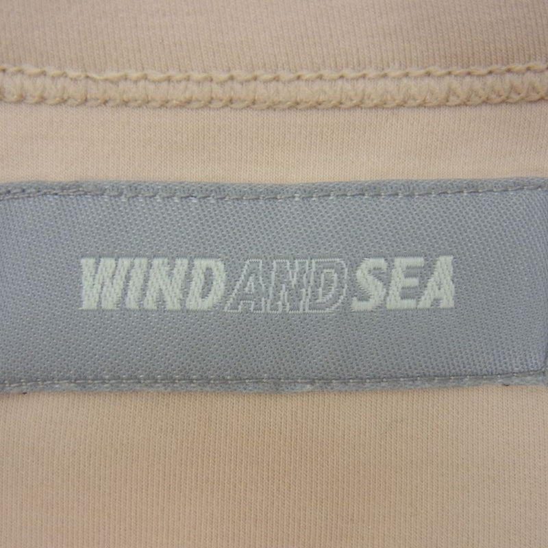 WIND AND SEA ウィンダンシー WDS-GFB-12 GET FIT BACK フィットネスウェア 半袖 Tシャツ ベージュ系 XL【美品】【中古】