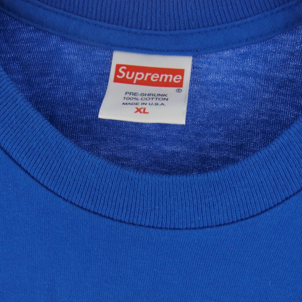 Supreme シュプリーム 20SS  LOVED BY THE CHILDREN TEE ラブド バイ ザ チルドレン Tシャツ キリスト ブルー系 XL【美品】【中古】