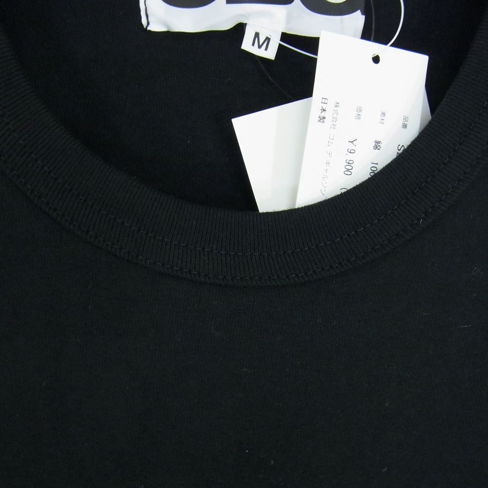 COMME des GARCONS コムデギャルソン SZ-T057 OVERSIZED T-SHIRT CDG ビッグ ロゴ オーバーサイズ 半袖 Tシャツ ブラック系 M【新古品】【未使用】【中古】