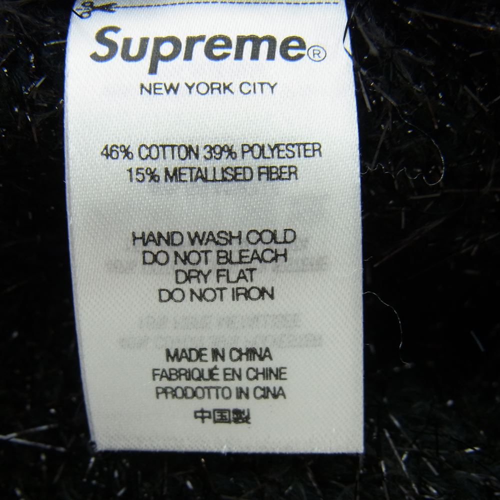 Supreme シュプリーム 23SS SPARKLE BEANIE ニット帽 ビーニー ブラック系【極上美品】【中古】
