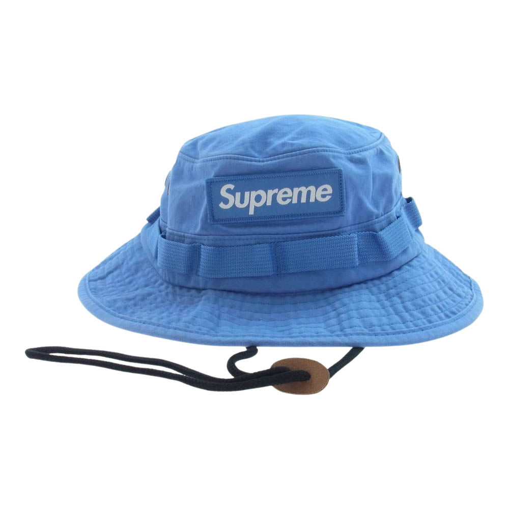 Supreme シュプリーム 22SS Military Boonie ミリタリーブーニー ハット ライトブルー系 M/L【極上美品】【中古】