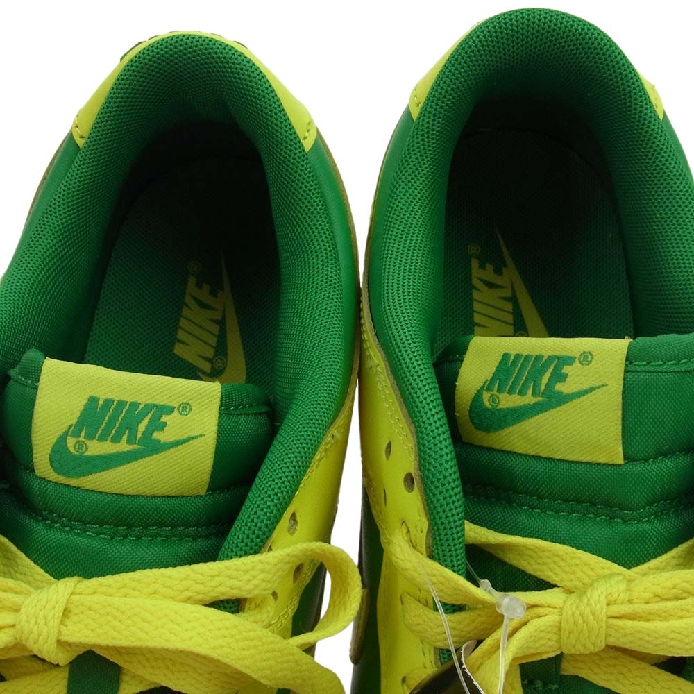 NIKE ナイキ DV0833-300 Dunk Low Reverse Brazil ダンク ロー リバース ブラジル スニーカー イエロー系 グリーン系 28.0cm【新古品】【未使用】【中古】