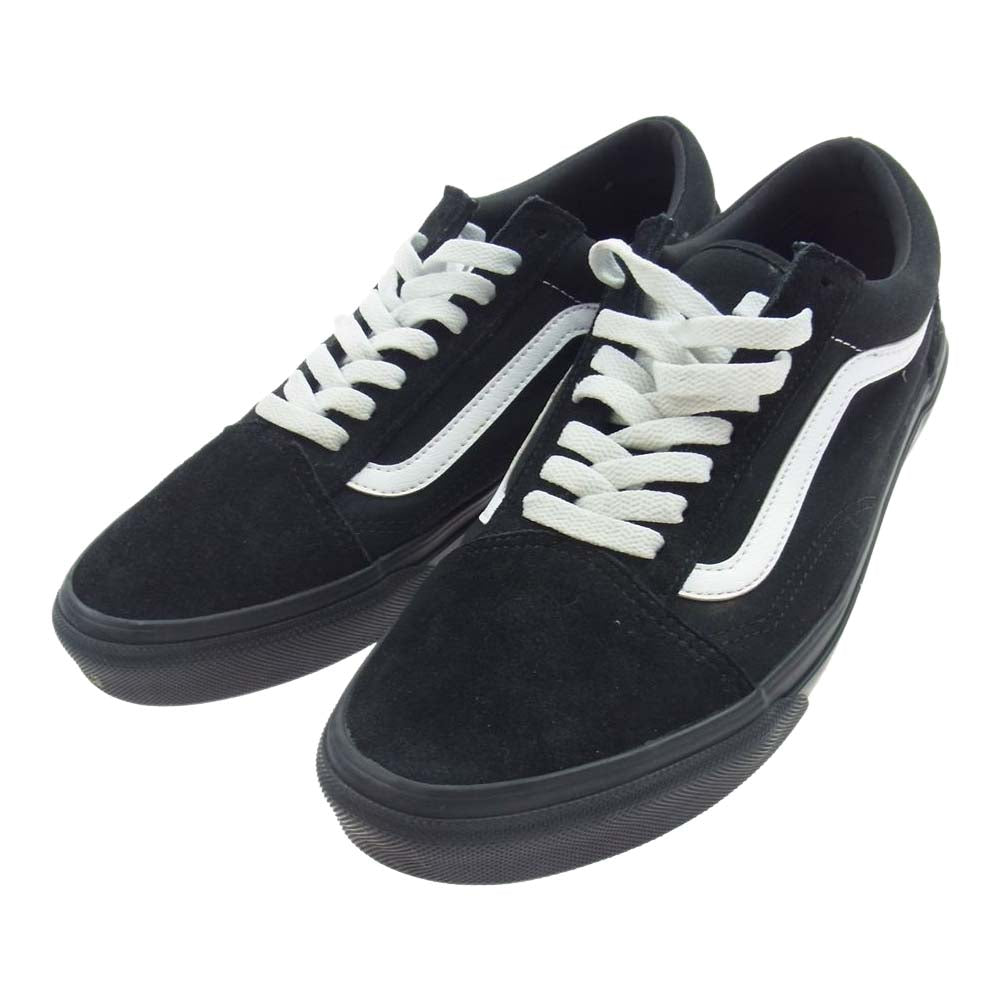 WIND AND SEA ウィンダンシー V36CF × VANS Old Skool ローカット スニーカー ブラック系 ホワイト系 28cm【中古】