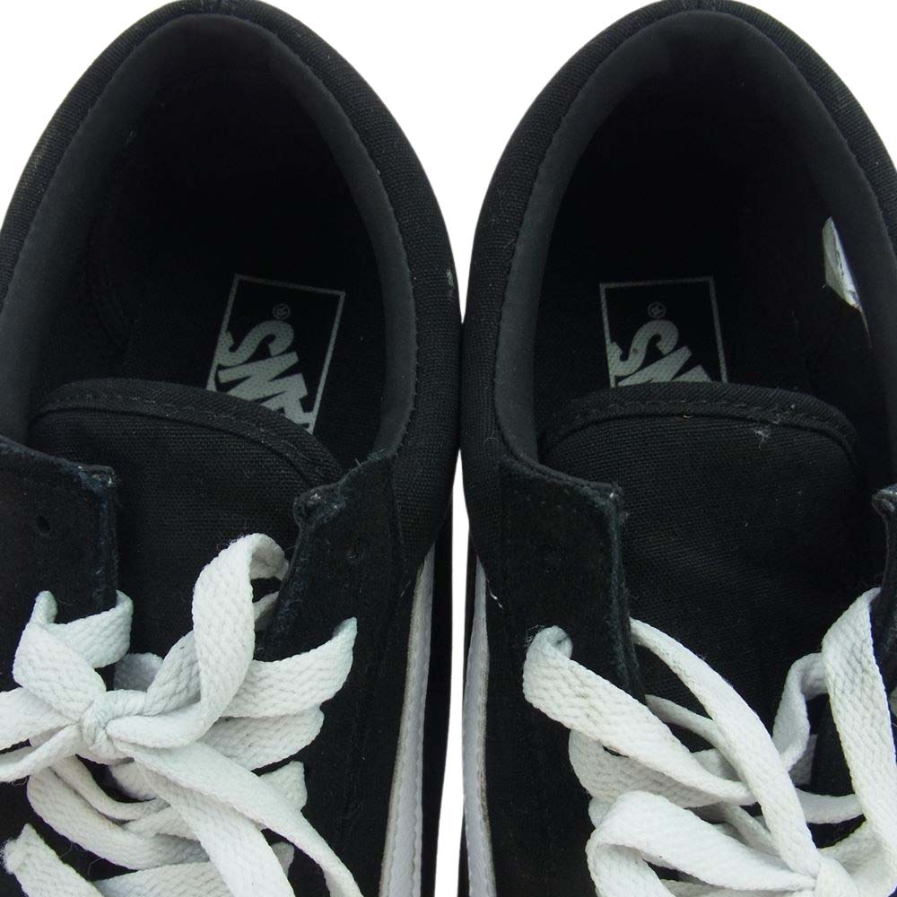 WIND AND SEA ウィンダンシー V36CF × VANS Old Skool ローカット スニーカー ブラック系 ホワイト系 28cm【中古】